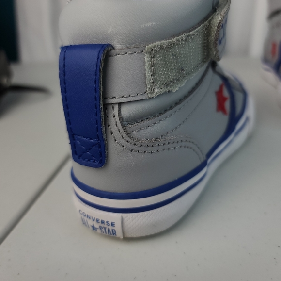 CONVERSE KIDS LEATHER HI TOP SNEAKER - Picture 8 of 10